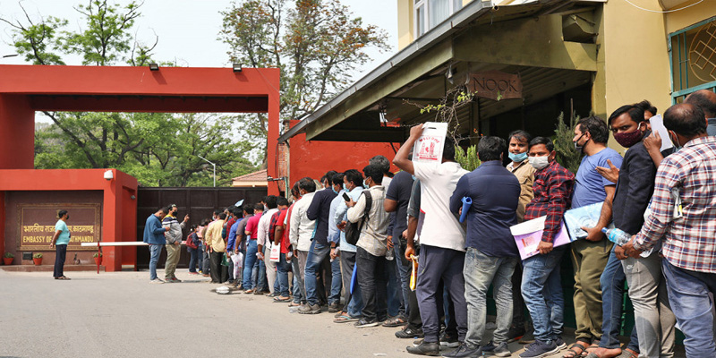 नेपालको हवाइमार्ग प्रयोग गरेर तेस्रो मुलुक उड्न भारतीय यात्रुलाई एनओसी नचाहिने