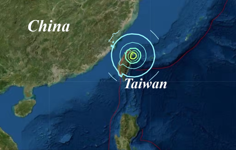 ताइवानमा शक्तिशाली भूकम्प