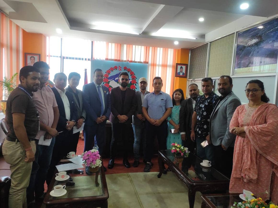 काठमाडौं महानगर र एनआरएनए प्रतिनिधिबीच भेटघाट