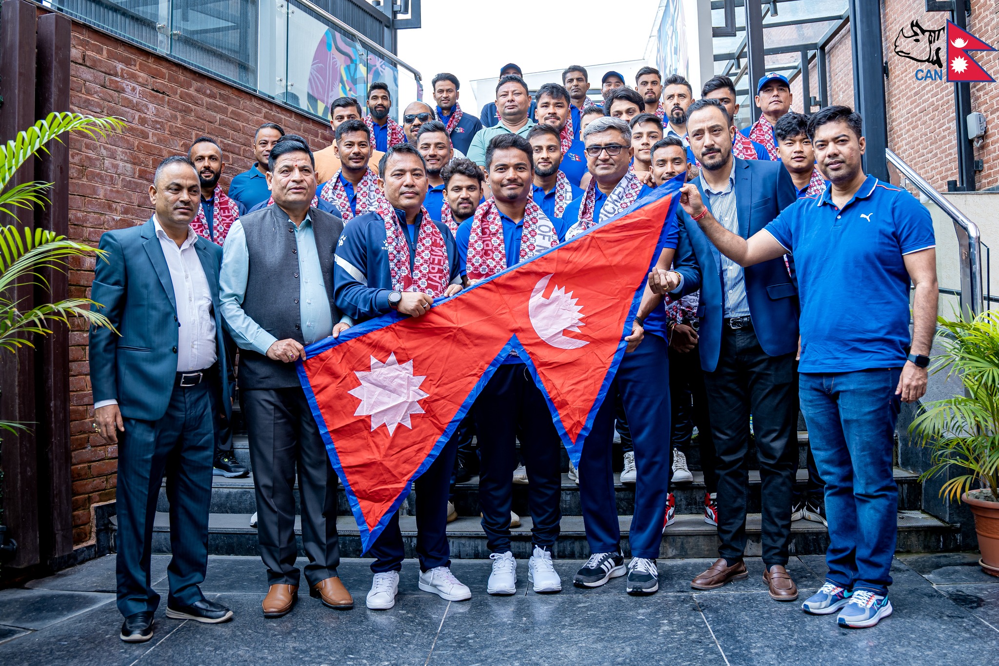 एसियाडका लागि नेपाली क्रिकेट टोलीको बिदाइ