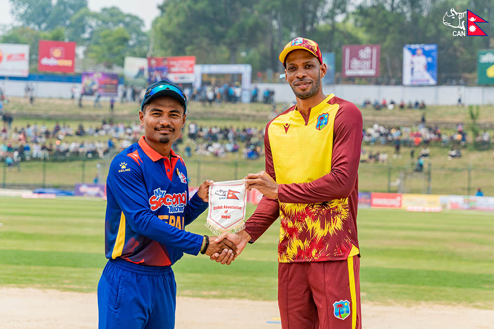 नेपाल र वेस्ट इन्डिज ए बीचको चौथो खेल आज हुदै