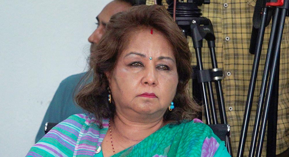 आरजु राणा पदमा बस्न नमिल्ने भन्दै अख्तियारमा उजुरी